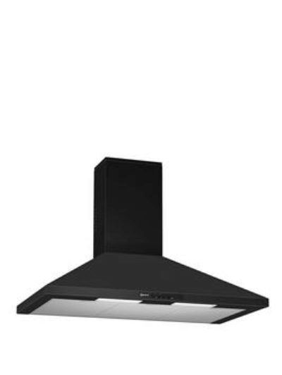 Neff D69B21S0Gb 90Cm Built-In Chimney Cooker Hood - Black